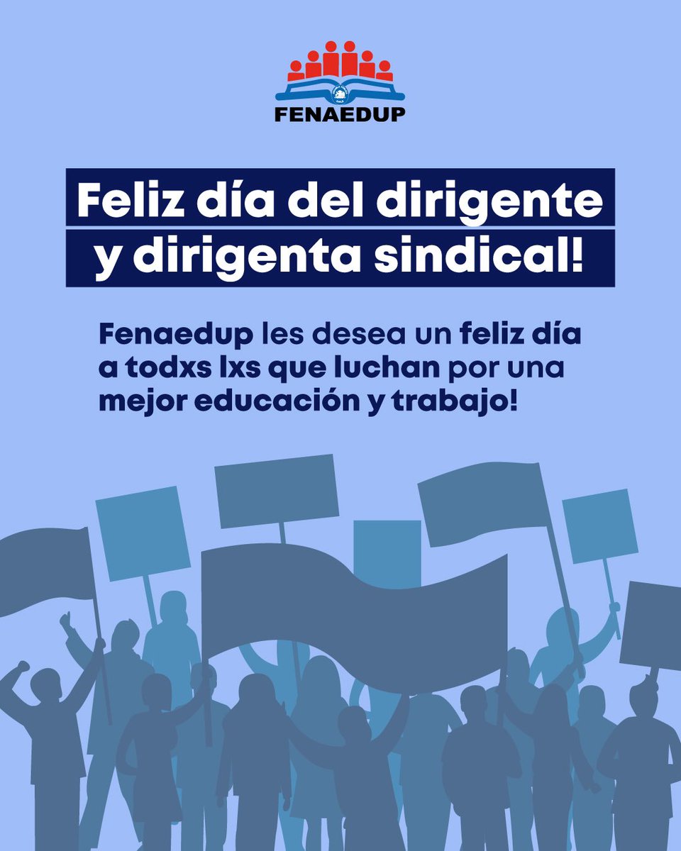 En el día del dirigente y dirigenta sindical, saludamos a todxs quienes ejercen este rol con vocación y compromiso, en especial a quienes forman nuestra Federación!! 

A seguir construyendo colectivamente desde la acción sindical! 

#diadeldirigentxsindical
#trabajadorxseducacion