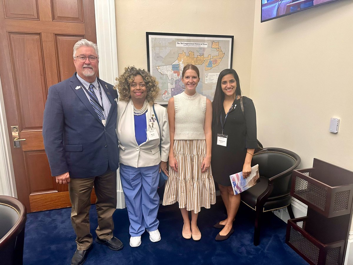 Thank you to <a href="/RepFletcher/">Rep. Lizzie Fletcher</a> for meeting with us about protecting access to care for our patients. All patients deserve timely affordable access to life-saving treatment. 

We hope you support  HR2630
, HR4822, HR 2816,  and HR 2679 !

<a href="/ACRheumDC/">ACRheumDC</a> <a href="/ACRheum/">American College of Rheumatology</a> #Act4Arthritis