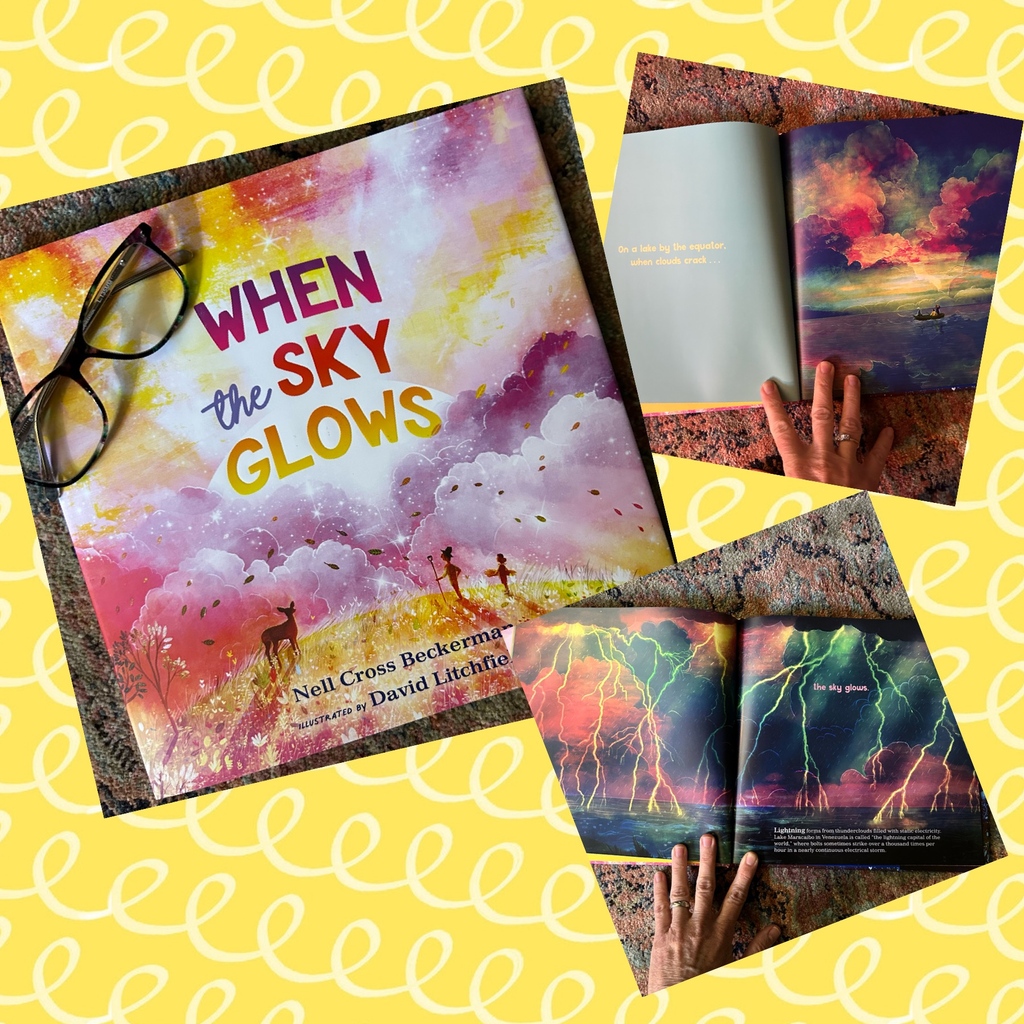 When the Sky Glows - Highly recommend as a k-2 read aloud to introduce students to the concept of 'light' in the natural world. Beautiful language and illustrations. Thank you @nellbeckerman @dc_litchfield @SIMONkids #teachnonfiction