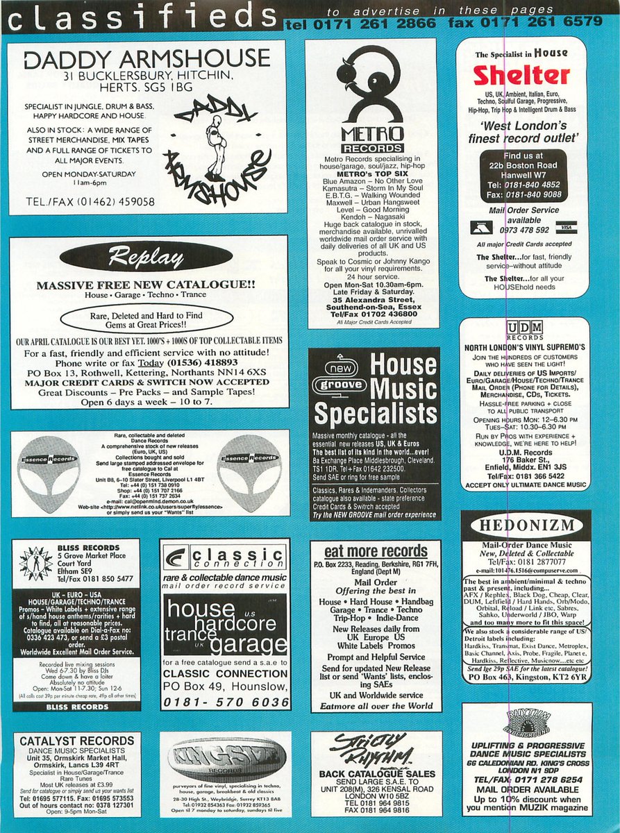 muzikmagbot's tweet photo. Muzik issue 12, May 1996, page 144

Full magazine: https://t.co/cmPZDtVtlt https://t.co/YI7sMEkKQN