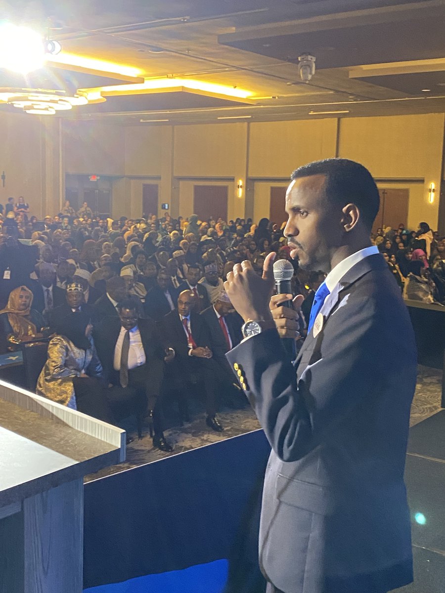 Somali Prime Minister Hamza Abdi Barre was in MN last weekend. I spoke at an event here in Bloomington, as did City Council Candidate <a href="/IsaakRooble/">Isaak for Bloomington City Council</a>. I took a picture of Isaak from the stage at the same time Jeff Wheeler of the <a href="/StarTribune/">The Minnesota Star Tribune</a> took a picture of me taking the picture.