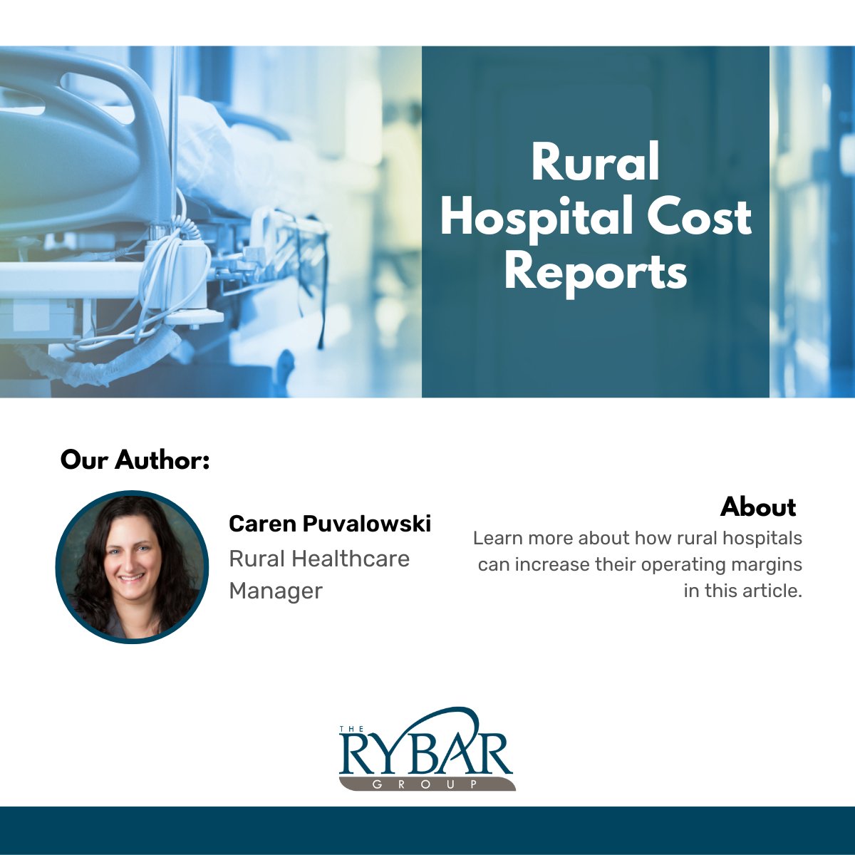 TheRybarGroup's tweet image. Rural hospitals are an integral part of our healthcare system yet they are suffering. Learn more about how rural hospitals can increase their operating margins in this article by Rural Healthcare Manager, Caren Puvalowski - hubs.ly/Q023zDSm0
#ruralhealthcare #costreport