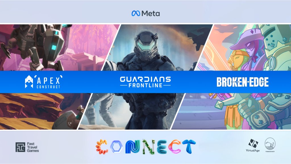 fasttravelgames's tweet image. Get ready for major enhancements to three of our titles for the Meta Quest 3! 💥

Enhanced performance &amp;amp; visuals await you in @GuardiansFL &amp;amp; @ApexConstructVR, alongside new features in hit multiplayer title, @BrokenEdgeVR, when the powerful standalone VR device debuts on Oct 10.