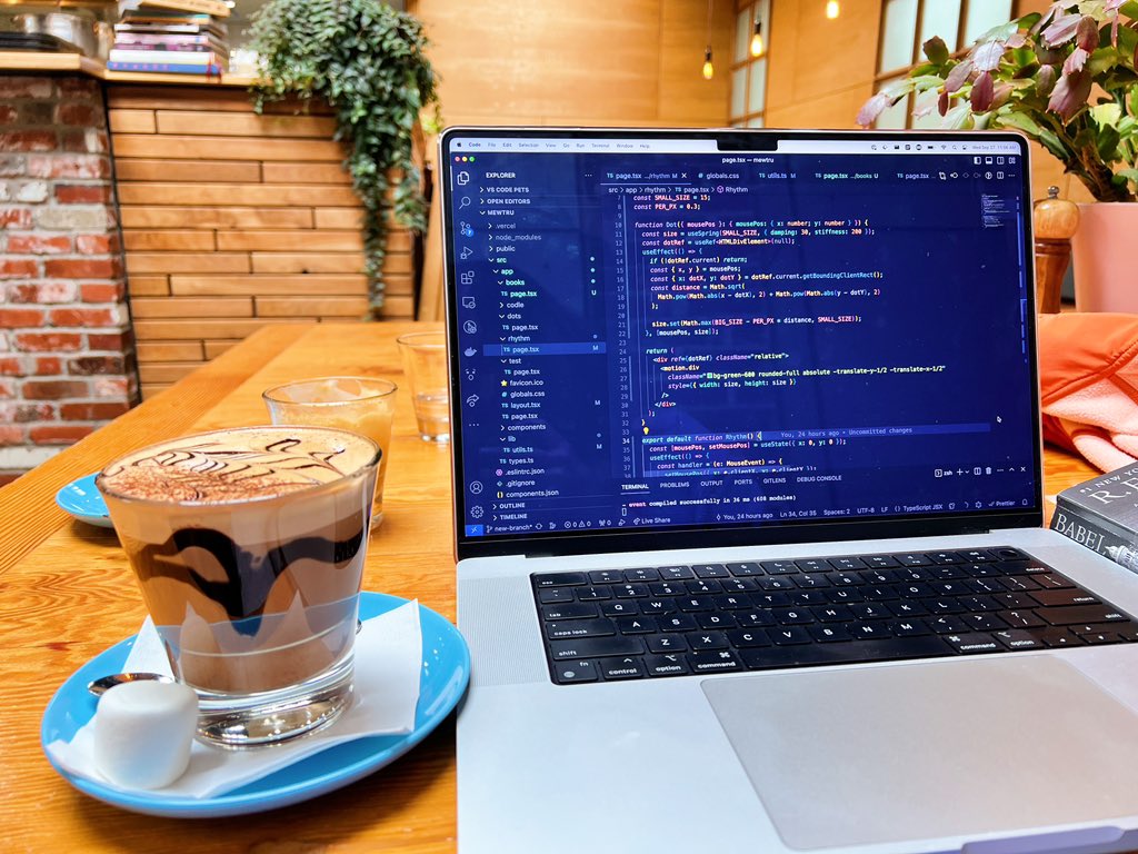 If I don’t go to a cafe to get an overpriced mocha and write some code at least once a week then what’s the point