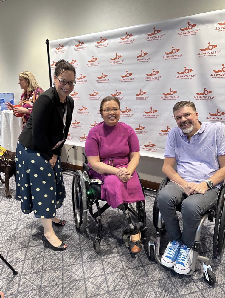Today we joined disability groups, air travel advocates and airlines to advocate for solutions for better air travel for people with disabilities. Thanks to <a href="/allwheelsup/">All Wheels Up ♿✈</a> for hosting! Take action with us: votervoice.net/mobile/UnitedS… #JustPlaneWrong #Flightmares
