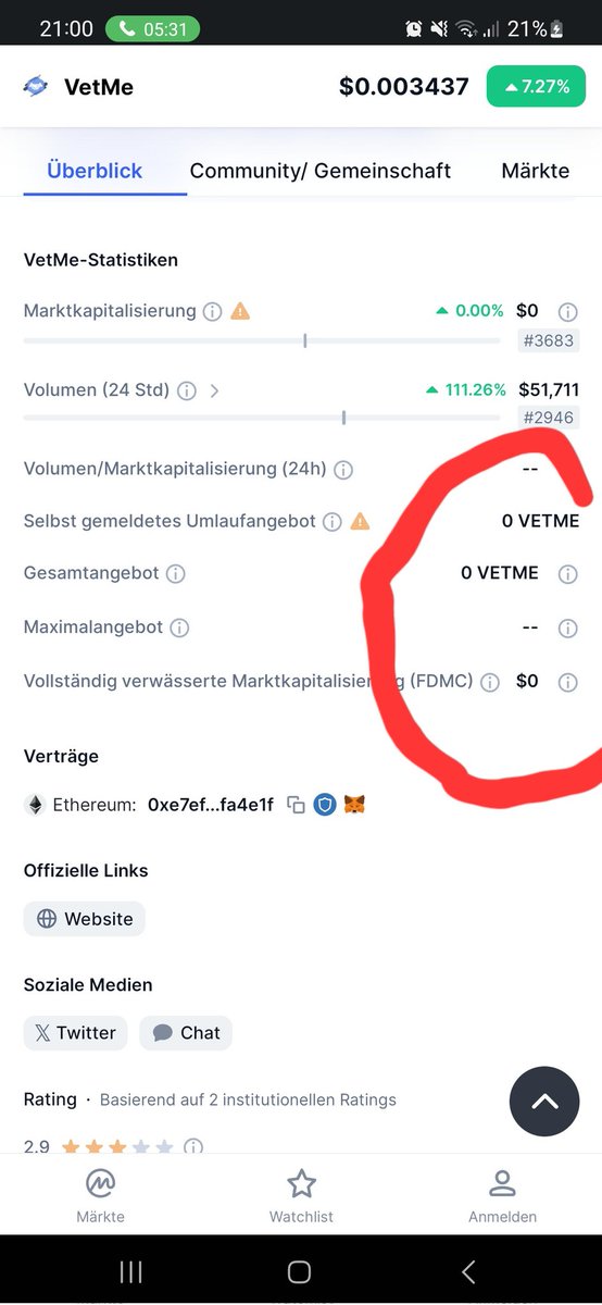 hsgsascha's tweet photo. @jollygreenmoney What happens to the Max supply...Looks scamy to me https://t.co/Uo1XLW7Qd2