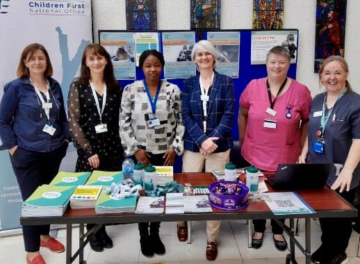 MSWMayo's tweet photo. Children First Awareness Week at Mayo University Hospital.  @saoltagroup @IASW_IRL @CNMEMayoRos 
@tusla https://t.co/c5AKya56yH
