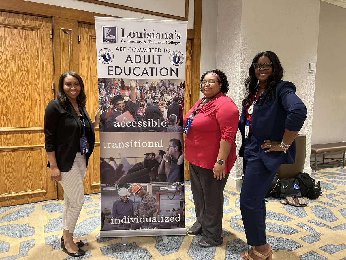AndrePerezSLCC's tweet image. Attending the @WorkReadyU Adult Learning Summit at the LCTCS Annual Conference with my @slccadulted colleagues in NOLA. Very innovative and game-changing info being shared! Congratulations to Erin Landry and her team for hosting a wonderful event!