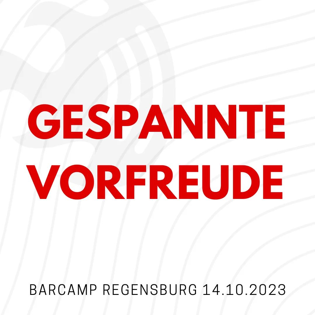 bcrgb's tweet photo. Seid gespannt auf unser bevorstehendes Barcamp! 
🚀 Bald ists soweit! Wir freuen uns auf euch, eure interaktive Sessions, Wissensaustausch und tolle jede Menge Spaß. 
#Vorfreude
Tickets gibts hier:  https://t.co/qMhO0cdP7v 

#bcrgb23 #bcrgb #Barcamp https://t.co/KX5KD4eocY