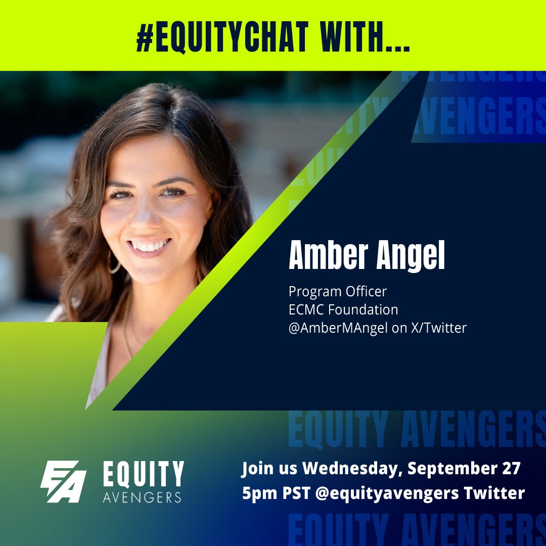 Tonight we chat with @AmberMAngel, Program Officer for @ECMCFoundation, who oversees the Single Mother Student Success Initiative. Her family's inspiring story was featured on PBS @newshour! Join us in convo w/ her tonight at 5pm PT right here! #StudentParentMonth