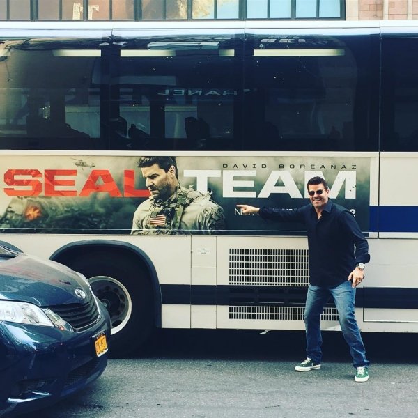 It only seems like yesterday....but today marks the day #SEALteam  first aired in 2017 ✨ #davidboreanaz #nyc