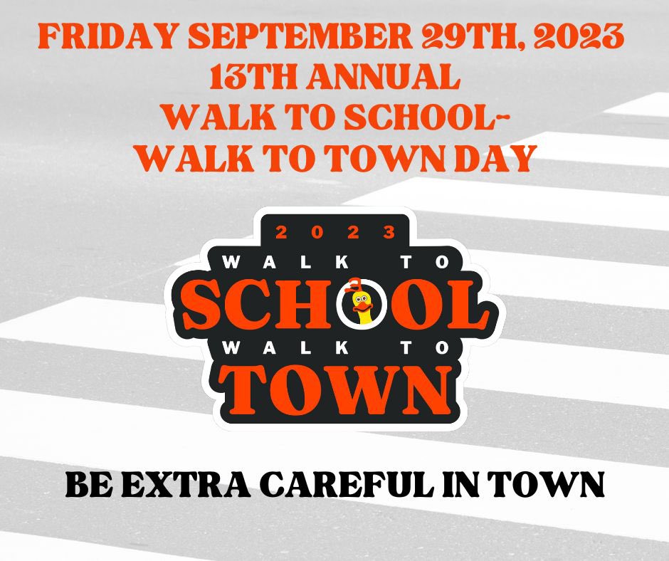 jaclyndrum's tweet photo. Chagrin Falls Intermediate school Walk to School - Walk to Town is THIS Friday! https://t.co/gAMaK3kcth