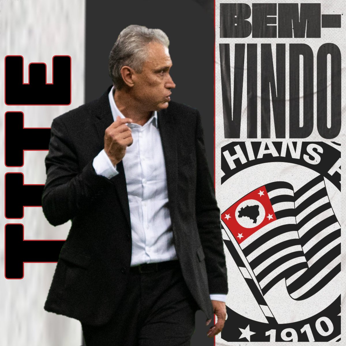 Lukysccp2's tweet photo. Bem-vindo, Tite!
Tite é o novo treinador do Timão! ⚫️⚪️
#BemVindoTite
#VaiCorinthians https://t.co/2vJQjMIyTu