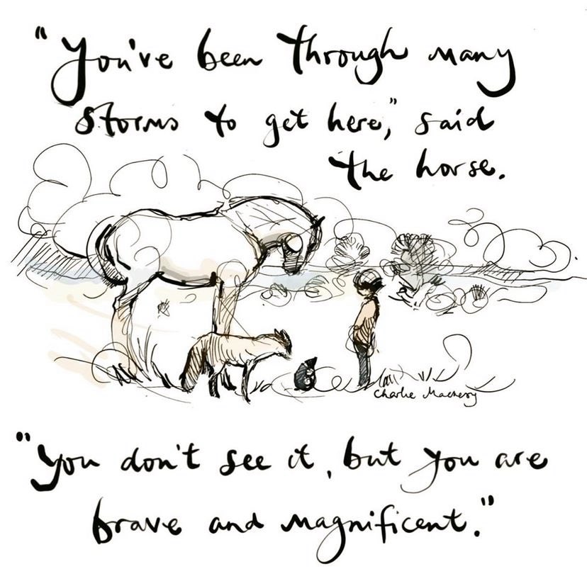 beheardtherapy's tweet photo. Powerful words @charliemackesy ❤️🙌🏼 https://t.co/LPqXFL3Ovf