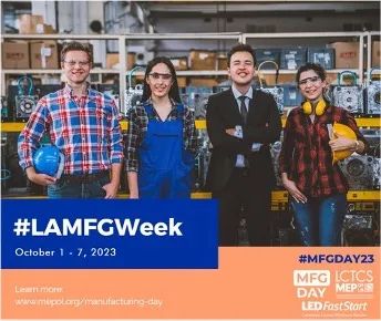In 2019, there were 243,687 firms in the manufacturingsector, with all but 4,036 firms considered to be small (i.e., having fewer than 500 employees). #MFGDay23 #LAMFGWeek