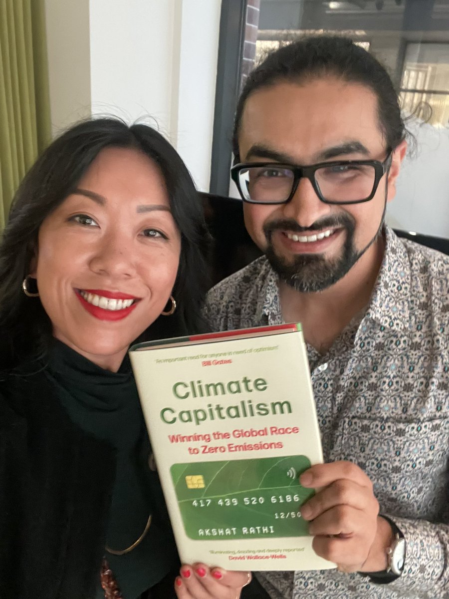 clevermimili's tweet photo. Snagged my copy of Climate Capitalism by Bloomberg Green’s @climate @AkshatRathi! #climatecapitalism #climate https://t.co/nFfCUuGfE6
