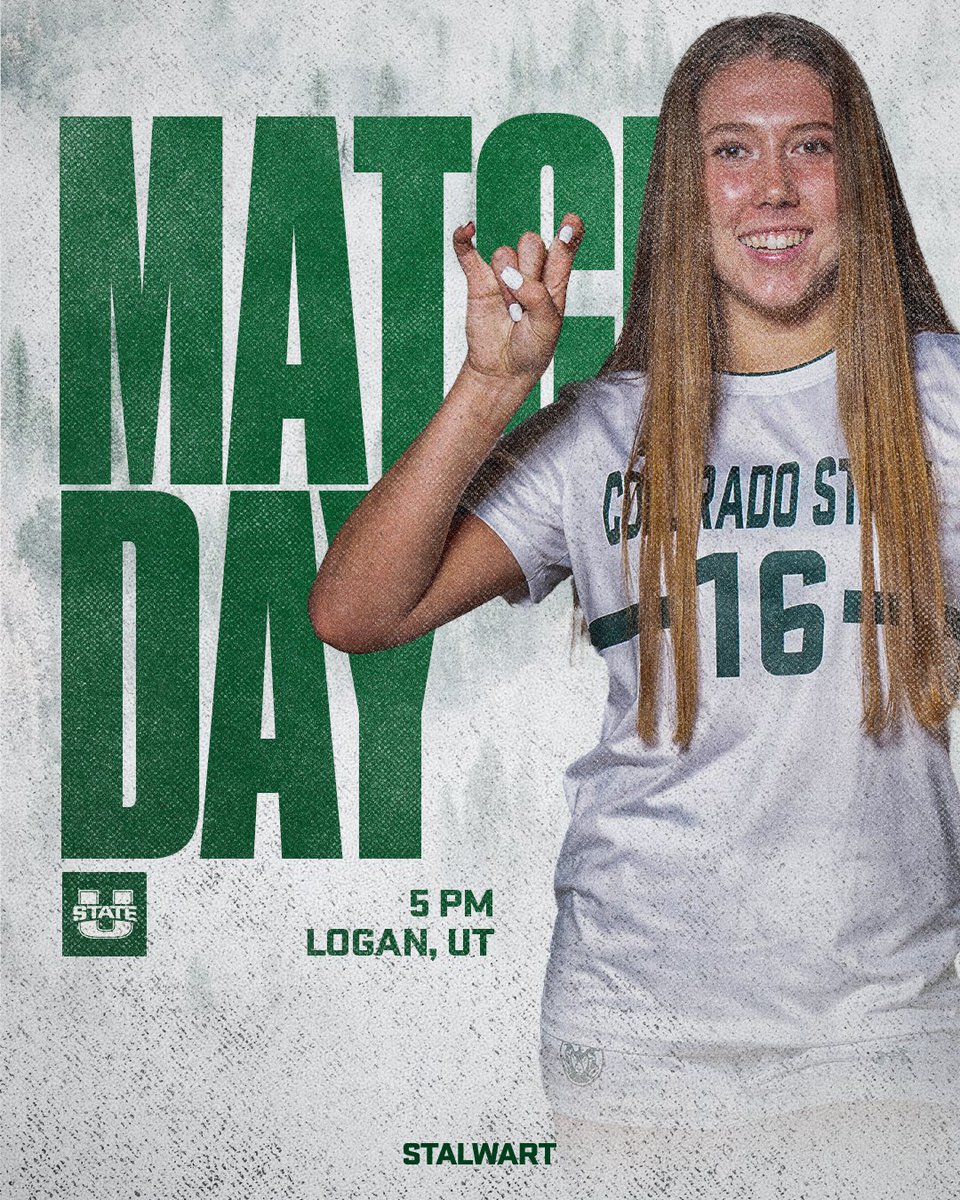 It's 𝙈𝙖𝙩𝙘𝙝 𝘿𝙖𝙮 ‼️😤

🆚 Utah State
⏰ 5 pm
📍Logan, UT
🎥csura.ms/38fmvZB
📊csura.ms/464RB4e

#Stalwart x #CSURams