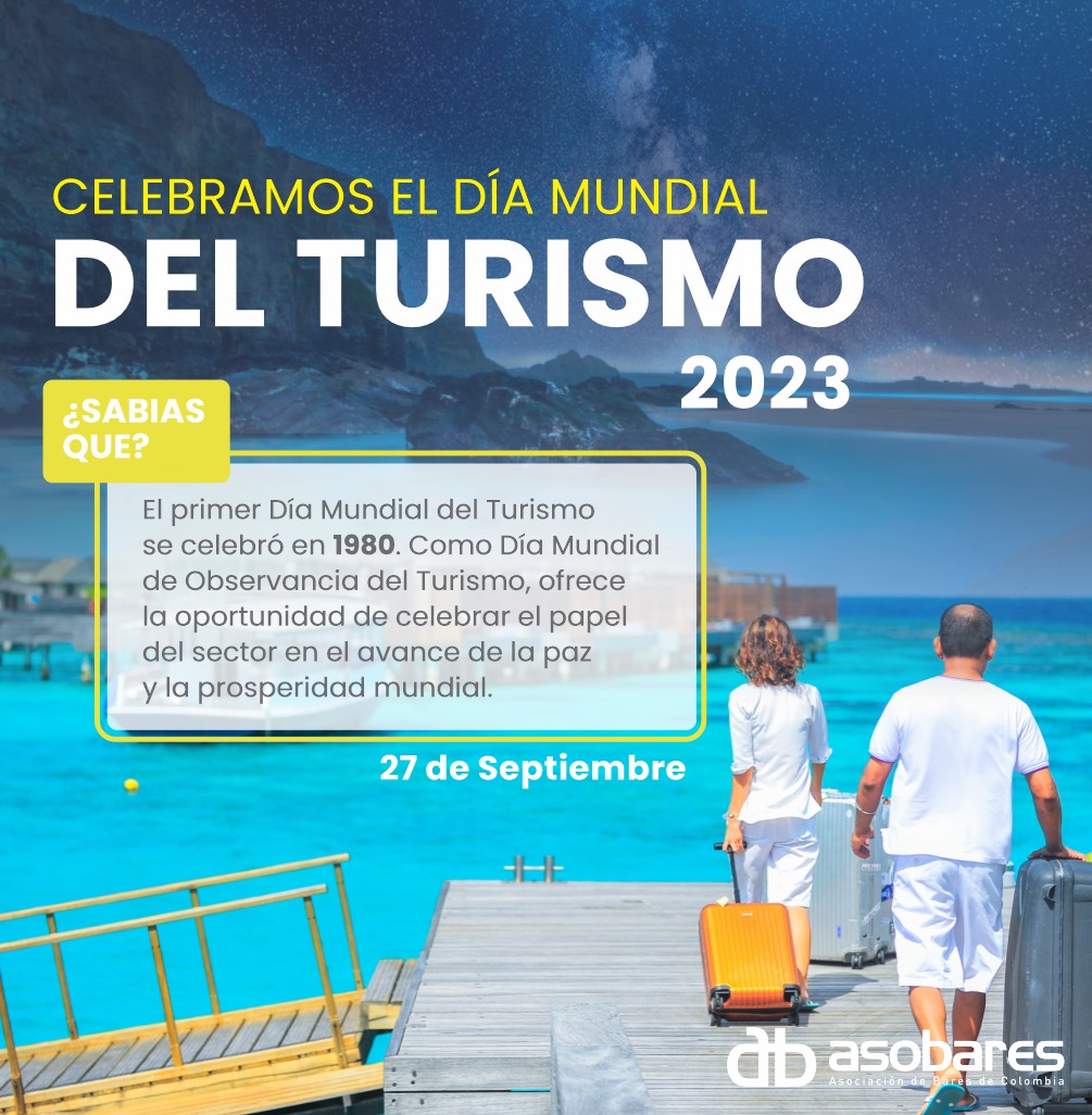 Asobares's tweet photo. Celebramos hoy el Día Mundial del Turismo de la mano de todas las entidades y gremios del sector, impulsamos los destinos de día y de noche. @MincomercioCo @Bravoarthur @IDTBogota @AndresOClavijo @CorpoturismoCTG @TurismoValle @turismo_meta @fonturcol @carlosvives @NataliaBayona https://t.co/xBhf19kGE8