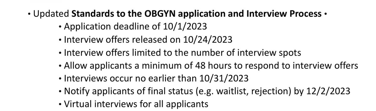 Happy #ERAS opening day! Just as a reminder to #obgyn applicants, you will not hear from us until 10/24 when we release our interview invites! Looking forward to reviewing applications for the future of our specialty! #Match2024
