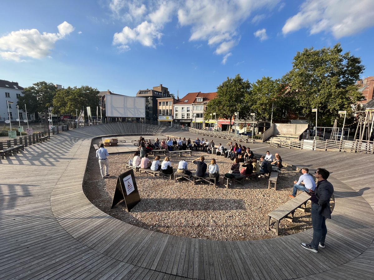 VARCITIES1's tweet image. ✅ We are on track to implement 28 #VisionarySolutions across our seven Pilots!
💡 Experts shared insights on the implementation and monitoring of #nbs!

We visited @stadleuven Pilot site!