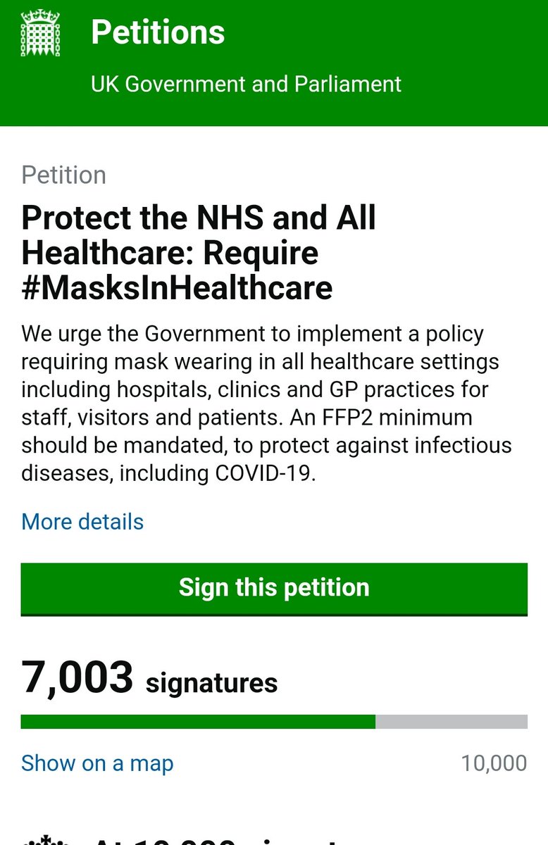 mishwoz's tweet photo. 📢Sounding the ALARM
🇬🇧Petition
We need 3000
Signatures in over a week
@ptsafetylearn @WeAHPs @macmillancancer @TheStrokeAssoc
#MasksInHealthCare
To #ProtectUsAll
Kids Families seek treatment
No healthcare worker should get sick
Break 🔗 transmission
https://t.co/wQrzcS5YKz https://t.co/R26CI5NN1Y