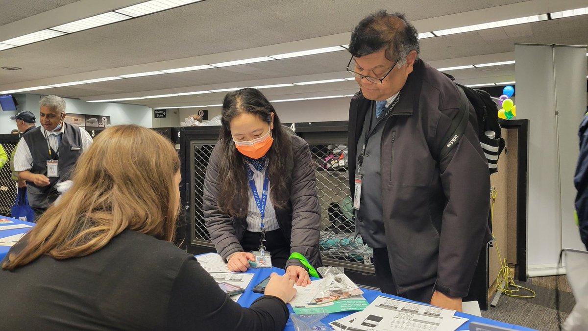 KerryUAsaidWhat's tweet photo. Another day, another safety fair! Sharing Mobile Volare. Great job #SFOUA #beingunited
@AOSafetyUAL
@DJKinzelman 
@Auggiie69 https://t.co/wuyINUv8fO