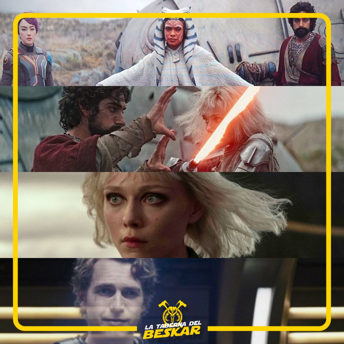 LTBeskar's tweet photo. #Ahsoka nos ha dado un cap que conecta perfectamente con todo lo construido hasta el momento en el #Filoniverse: #Sabine #Ezra #Thrawn #shinhati y sobre todo #BaylanSkoll como uno de los personajes más complejos y enigmáticos en #StarWars
¿Que opinión tienen de este cap 7? https://t.co/resi3SFsHa