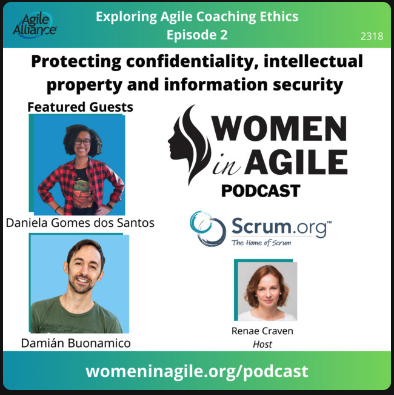 I was featured in the Woman in Agile podcast on the topic of the 'Code of Ethical Conduct for Agile Coaching.'  womeninagile.org/code-of-ethica…