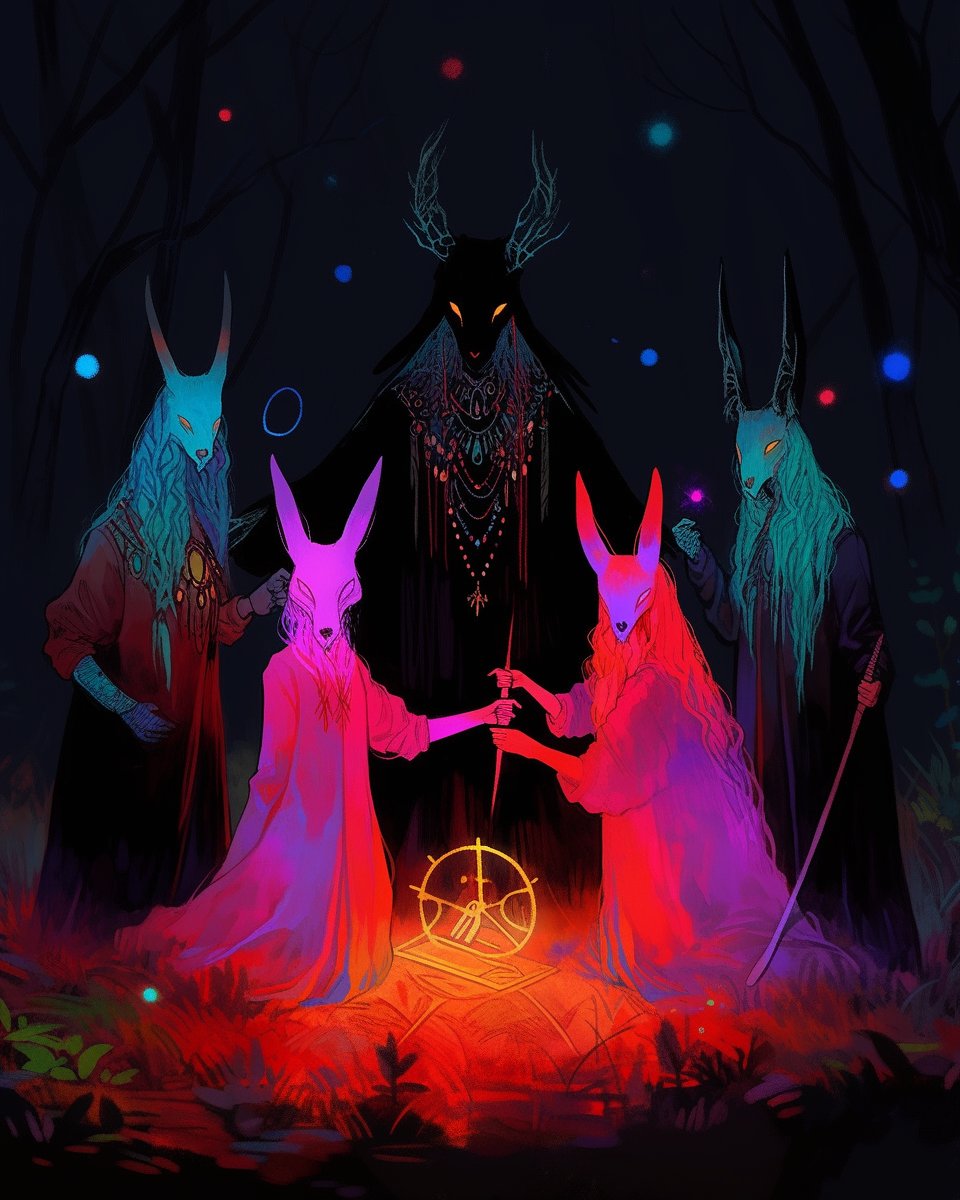 It is not a cult, just some friends hanging out...