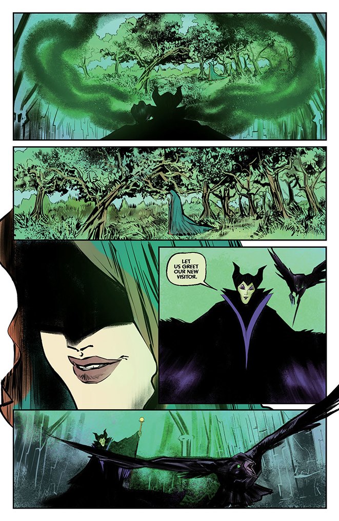 DynamiteComics's tweet photo. In stores this week, Disney Villains: Maleficent #5from Soo Lee and we have a sneak peek.

#disneyvillains #maleficent #soolee

https://t.co/CBuxfGofOT https://t.co/JPwvjVnlK1