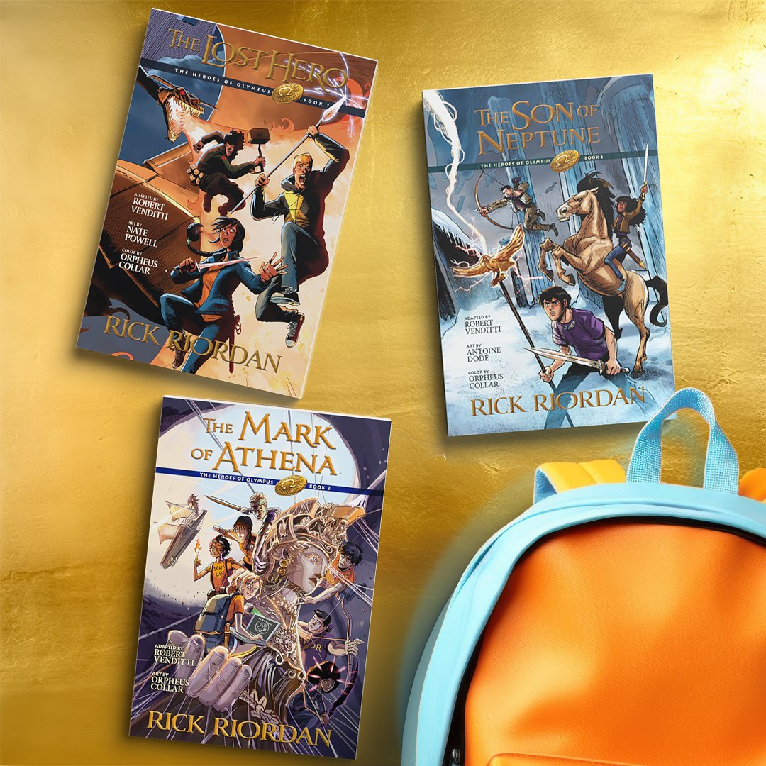 The Mark of Athena is now a graphic novel! Check out the first few pages (and get all the Heroes of Olympus graphic novels) on the blog: di.sn/6006uGz4w