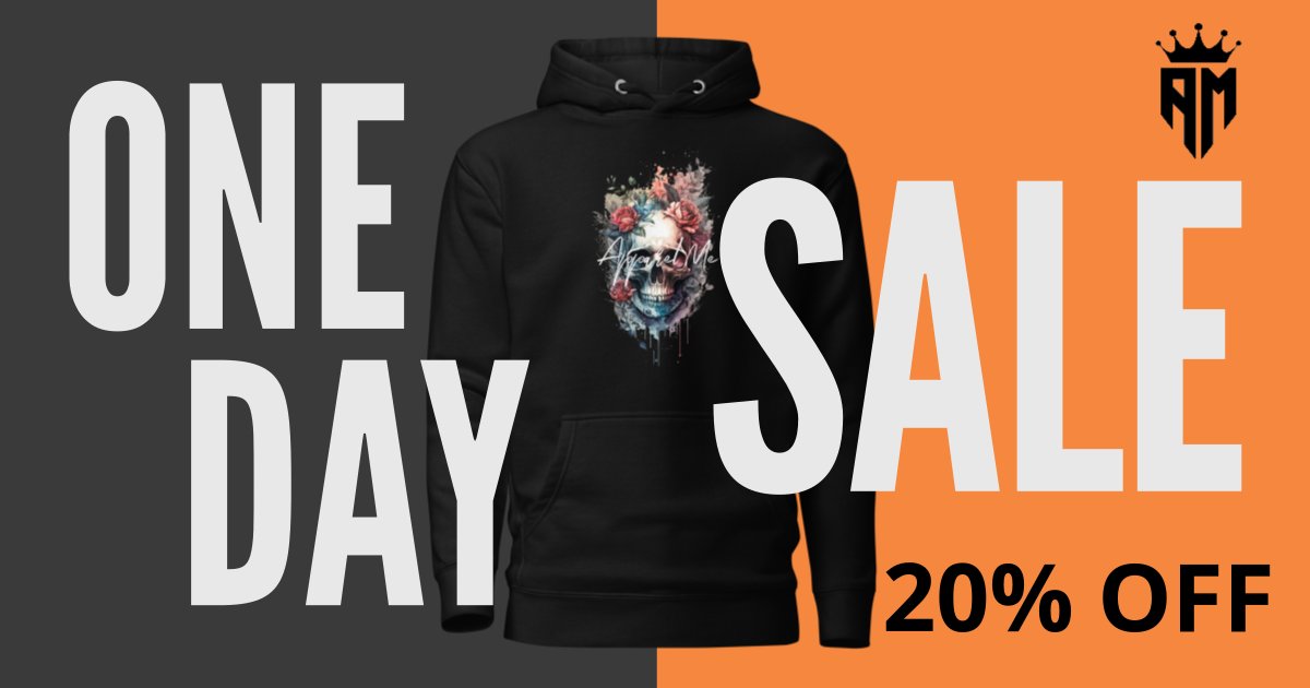 For 24 hours only...

20% Off our Flower and Skull Hoodie...

Use code 'AM20' at the checkout.

apparelme.co.uk/products/mens-…

#fasion #apparelme