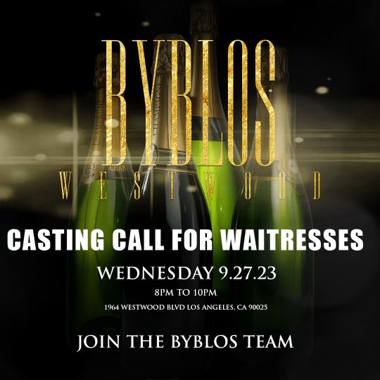 AveStar_LJ's tweet photo. Hiring Waitresses TONIGHT 🥂 https://t.co/GEDbW6B24k