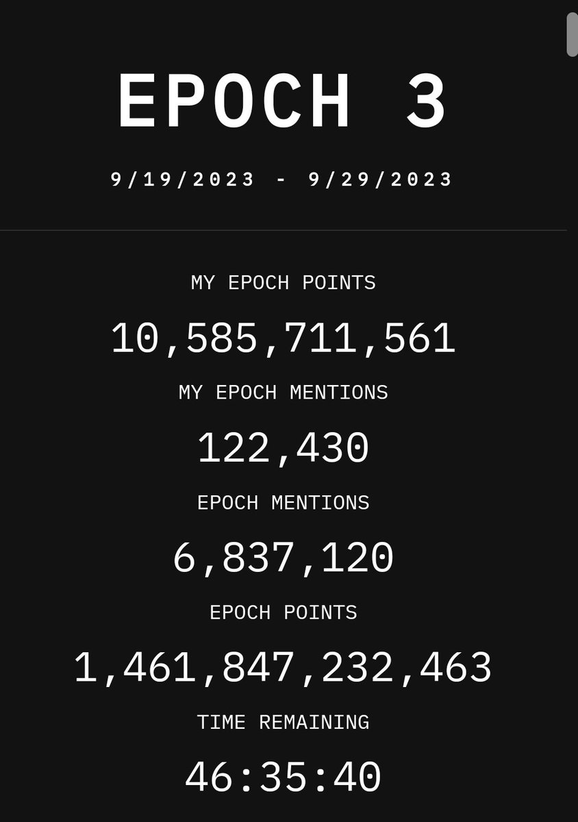 Crypto4bailout's tweet photo. 46 Hours To the End of @tipcoineth Epoch 3.

Thank you for 10.585B points 🙏🙏 You guys are the real Champ 🏆🏆

♦️ Soon Epoch 1 people who were filtered wrongly will get their Reward

♦️ Epoch 2 Claim will be live.

♦️ Sorting of Epoch 3 will begin 

♦️ Platform Reward Coming soon !

♦️ Trading fee has been reduced to 1% on uniswap.

♦️ Epoch 2 reward will choke