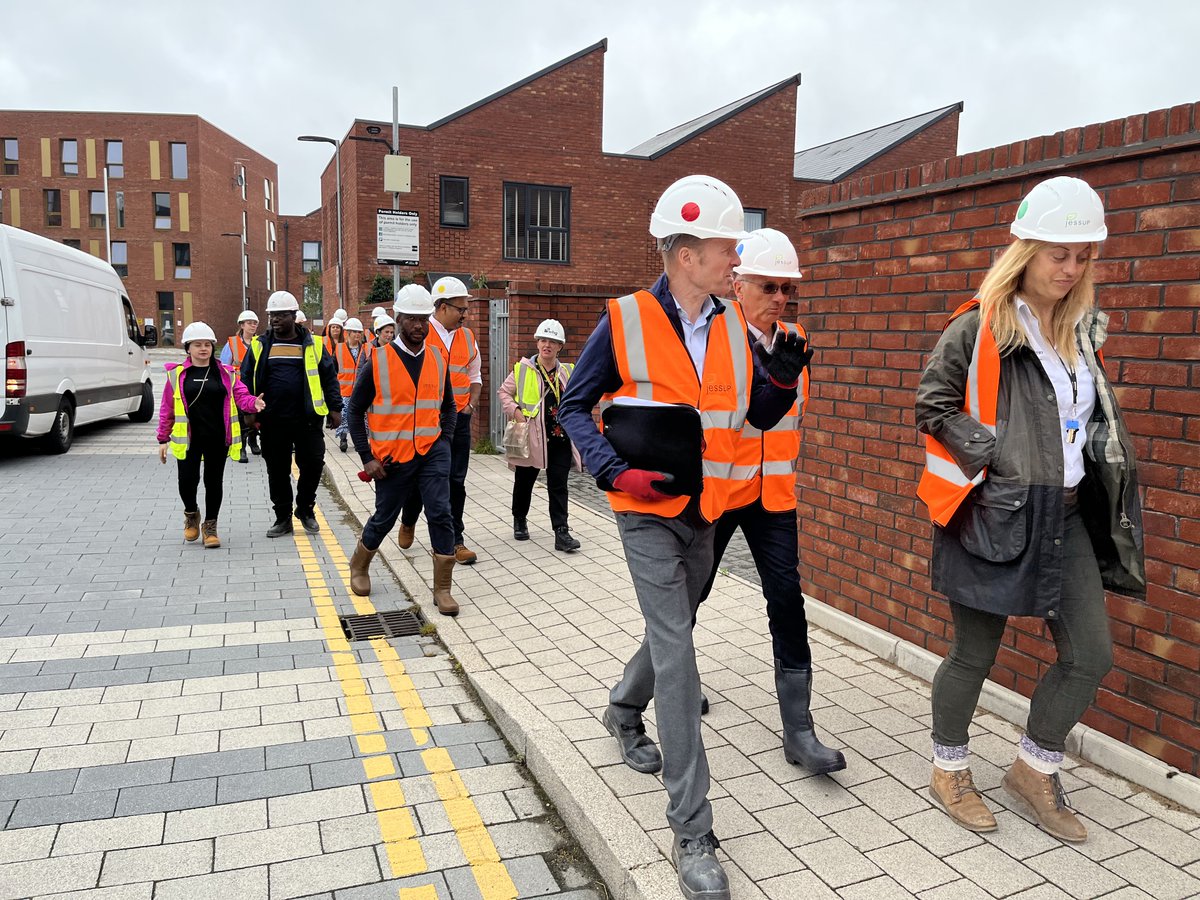 Our partners, including <a href="/wolvesASAN/">ASAN</a>, <a href="/YMCA_BC/">YMCA Black Country</a>, and <a href="/Morro_PS/">Morro</a> (Jessup), joined us recently to host a delegation from <a href="/HomesEngland/">Homes England</a> 🏘👷🏼‍♂️
 
We had the pleasure of showing them our schemes at Cleveland Road and the former Royal Hospital in Wolverhampton.
 
We started the day by