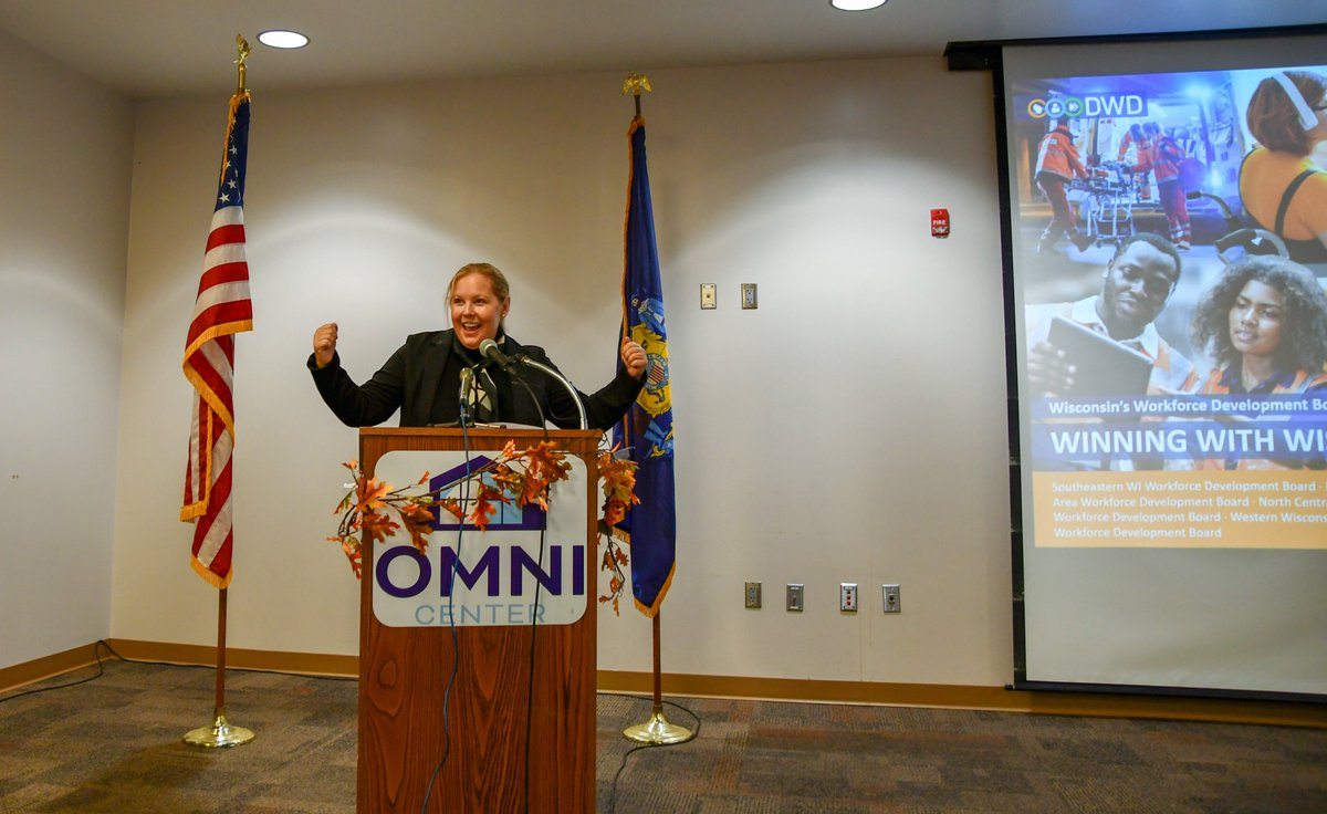 WIWorkforce's tweet image. A great turnout in #OnalaskaWI for Winning with Wisconsin&apos;s Workforce event featuring @GovEvers and Sec. Amy Pechacek. Many valuable insights on how to train, retain and attract staff from @WisconsinBoard, @KwikTrip, @WesternTC, @cesa_4 and more! #WorkforceDevelopmentMonth