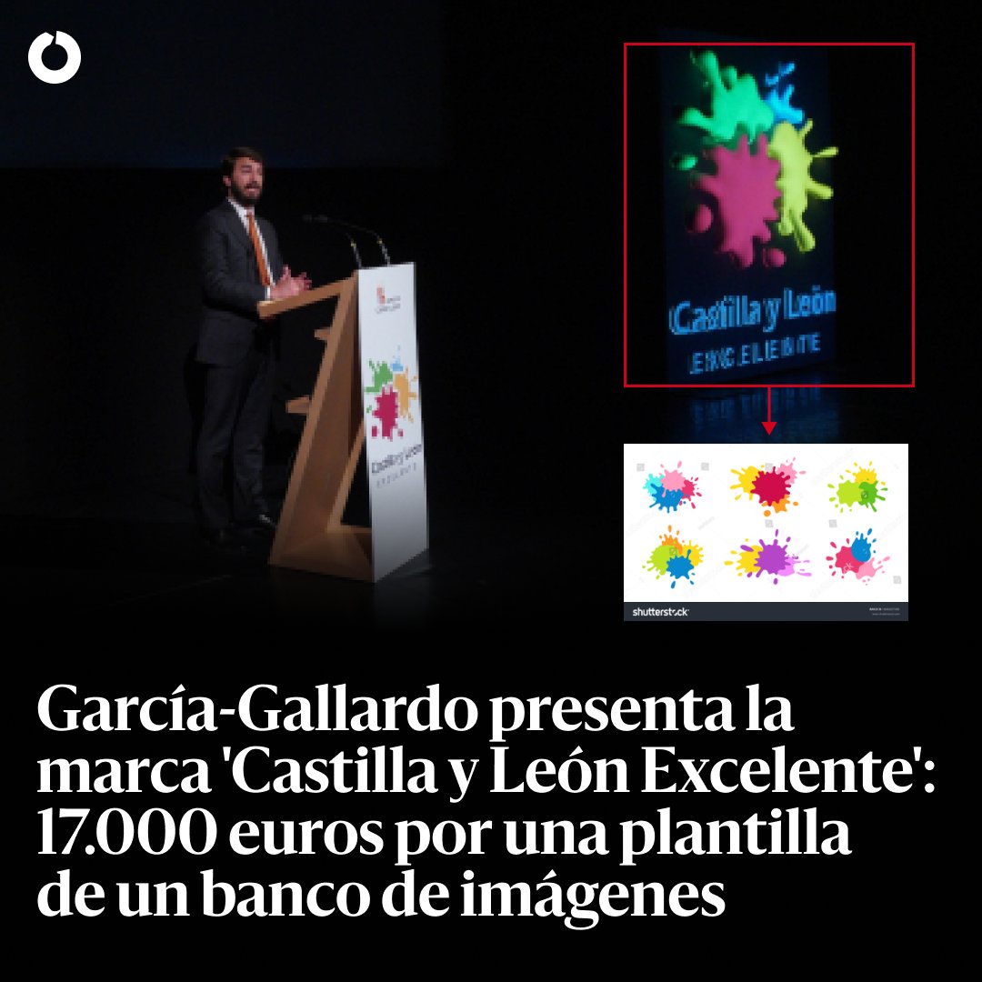 García-Gallardo presenta la marca 'Castilla y León Excelente': 17.000 euros por una plantilla de un banco de imágenes

La Junta asegura que las manchas de pintura representan a la Comunidad mientras que en las redes las califican de copia de 'Art Attack' eldiario.es/castilla-y-leo…