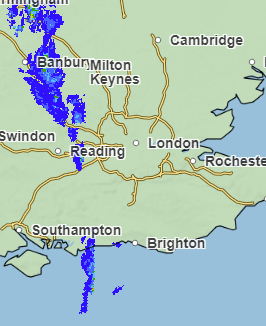 sawdustmonkey's tweet photo. @metoffice Is there a fault with the rain radar over the SE region today? Rain is vanishing from radar in a large square https://t.co/hm5eyLRHBL