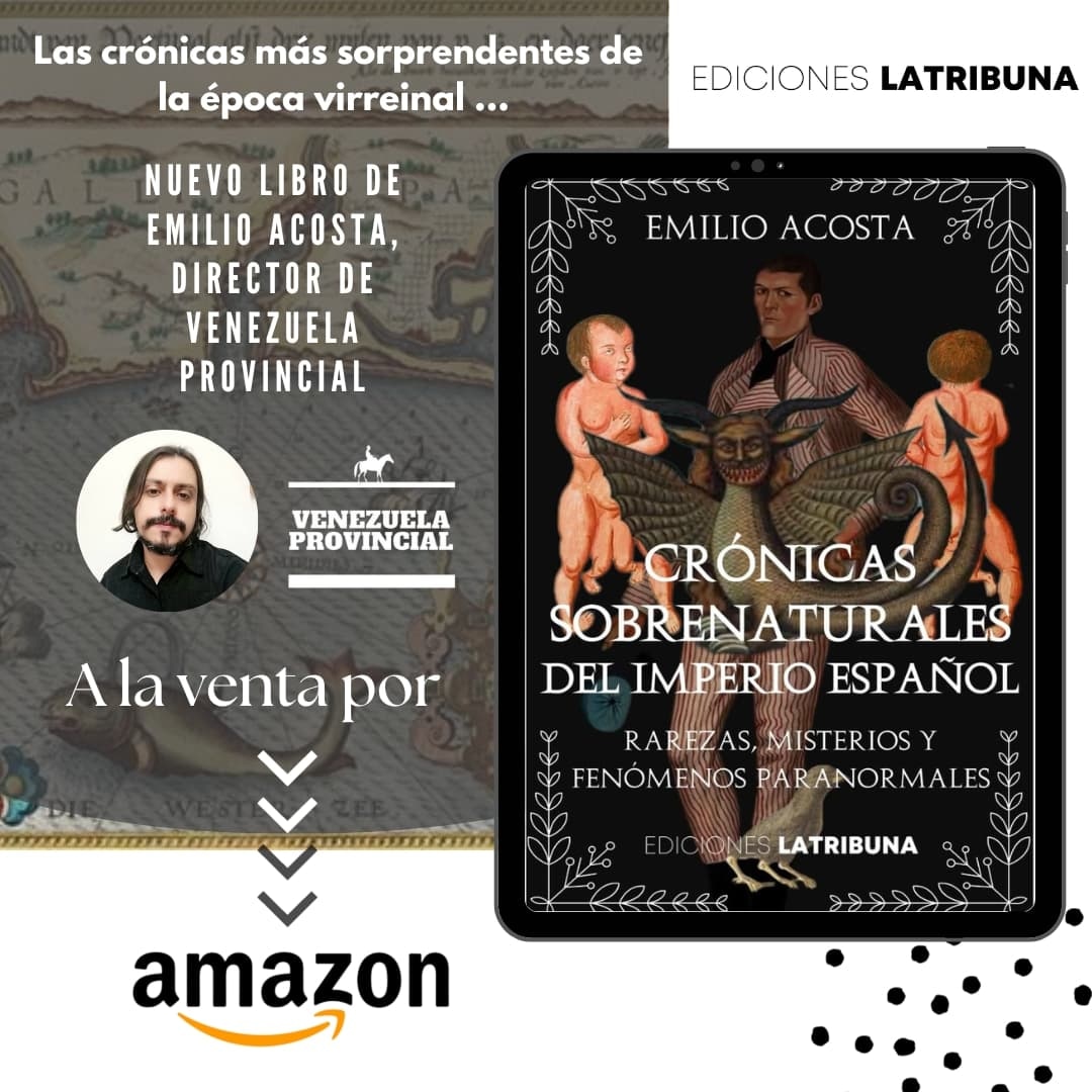 izzyemilio's tweet image. Ya a la venta mi nuevo libro de «Crónicas sobrenaturales del Imperio Español: Rarezas, misterios y fenómenos paranormales».
Un compendio de las crónicas más sorprendentes durante la época virreinal, un arduo trabajo de investigación disponible en Amazon: amzn.to/3PvNOG0