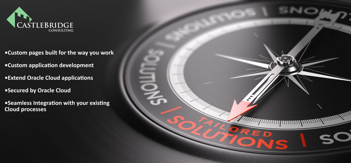 CastleBridgeCom's tweet photo. Interested in customizing your Oracle Cloud with VBCS?  Reach out to CBC today to discuss our tailored solutions - Sales@castlebridgeconsulting.com https://t.co/FBPCWUcE24