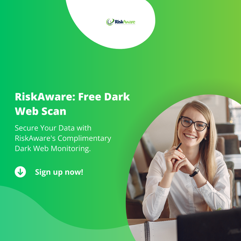 riskawareco's tweet image. 🔒🌐 Are you aware of the cyber threats lurking in the dark web? 

At RiskAware, we offer a FREE, no obligation dark web scan to help protect your business. 

Visit us at RiskAware.io 

#CyberSecurity #DarkWebScan #RiskAware #StaySafe #BusinessSecurity #CyberThreats