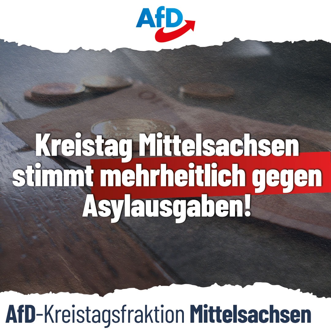 Fakt: #Ampel hat vollständig Kontrolle verloren. Pflichtaufgabe #Einwanderung in #Sozialsysteme? NEIN! Pflichtaufgabe #Migration in #Kriminalitätsstatistik? NEIN! #Pflichtaufgabe als Landkreis #Mittelsachsen alles auszubauen? NEIN! #Asylchaos #Wirtschaftskrise #UnserLandZuerst