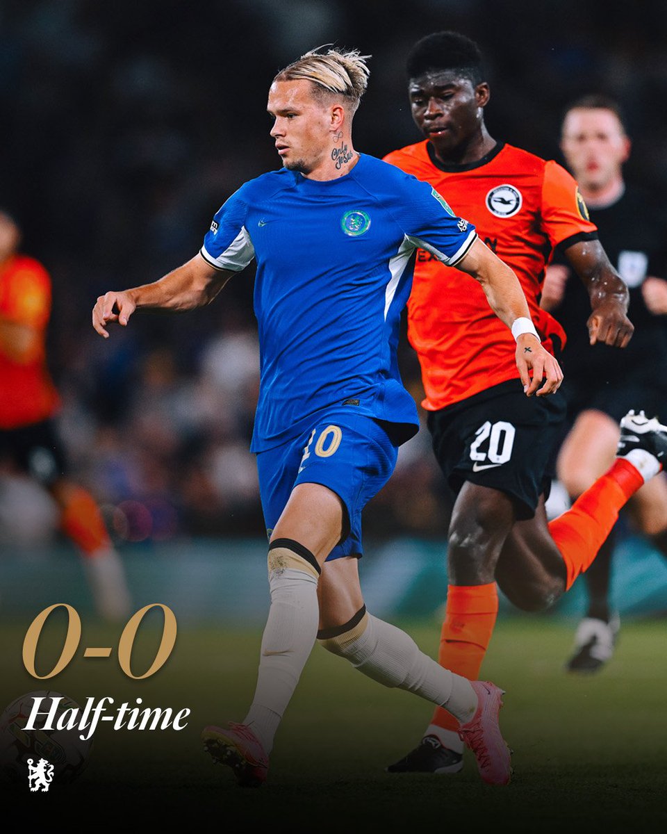 Cfc_caicenzo's tweet photo. First half preview:

- A bit sloppy in possession 
- Enzo should replace Ugochukwu in SH
- Mudryk looking sharp
- Sanchez should stop playing the ball to the fans.
- Cole Palmer supplies are good too. 

#stuu #ajafey #verydarkman #บิ๊กโจ๊ก #CFCBHA #CarabaoCup #PARKJEONGWOO https://t.co/Vrhr2xSSGY
