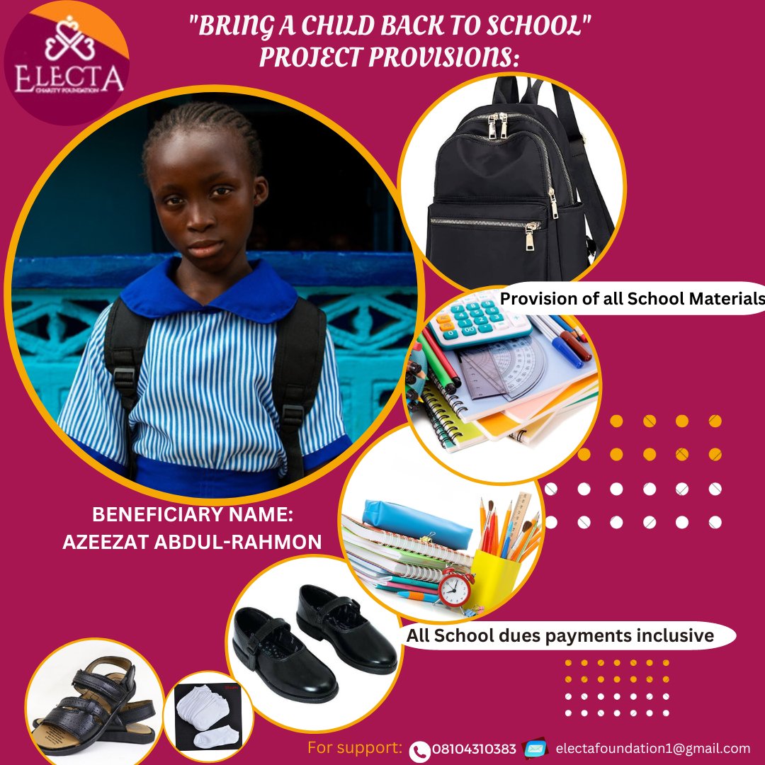 The accomplishment of the #bringachildbacktoschool project would have been possible without the support of vision enablers like y'all, Special thanks to everyone who has contributed to this project. God bless🙏🏽💓

#charity
#education
#educationcharity 
#schoolcharity