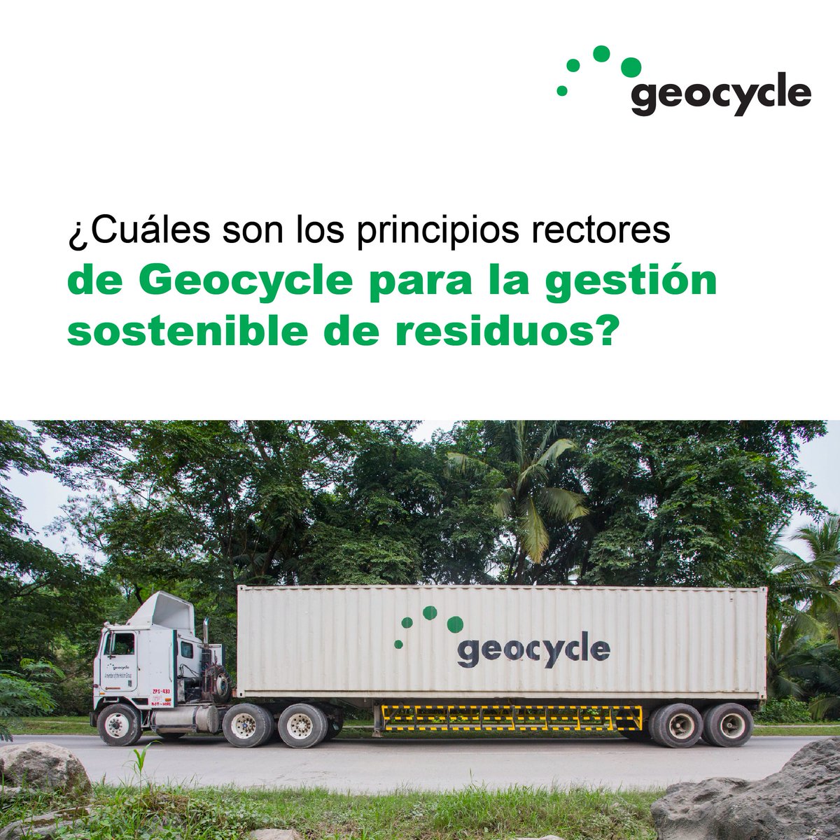Holcim_Mx's tweet photo. Conoce los 6 principios rectores bajo los cuales @GeocycleMX impulsa soluciones circulares que cumplan los más altos estándares de calidad para el re aprovechamiento de los residuos. ♻️🍃 #GeocycleWeek https://t.co/Nx2gwuxIxy