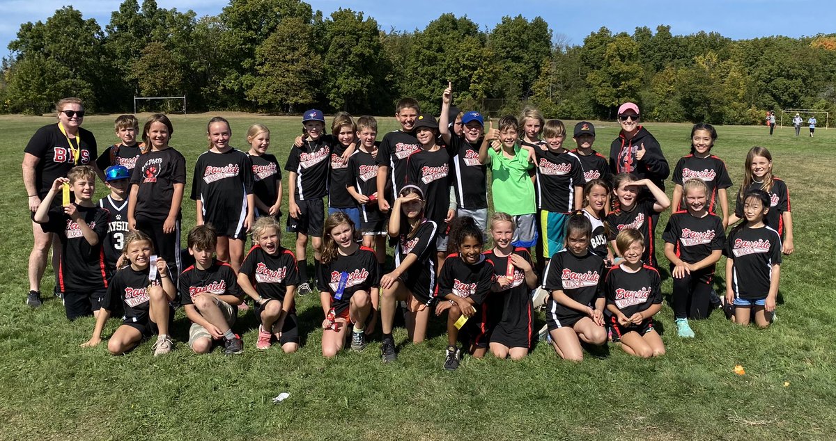 BaysidePublic's tweet photo. Check out our BPS Wildcat Cross Country runners! It was an amazing day filled with big smiles and fast runs!!  A huge thank-you to Ms. Parks and Ms. Frost for coaching and organizing.🙏🙏 https://t.co/Ezc6mPXz3U