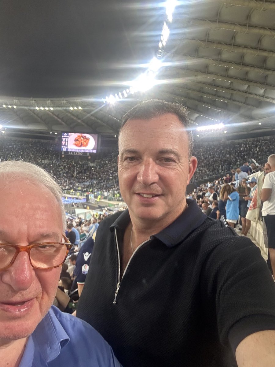 At the ⁦<a href="/OfficialSSLazio/">S.S.Lazio</a>⁩ v ⁦<a href="/TorinoFC_1906/">Torino Football Club</a>⁩ with Phil C.
First 45 pretty average from both teams.
On evidence so far next week should be 3 points!!☘️☘️.