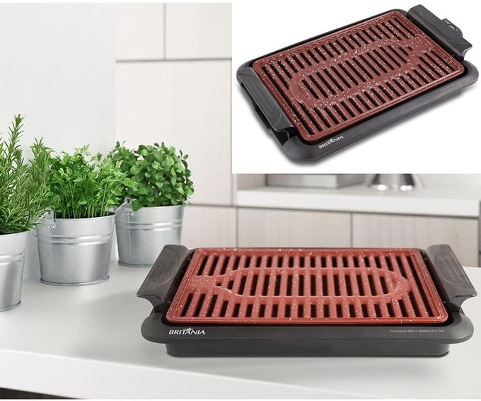 CHURRASQUEIRA ELETRICA REDSTONE BCQ1300 127V