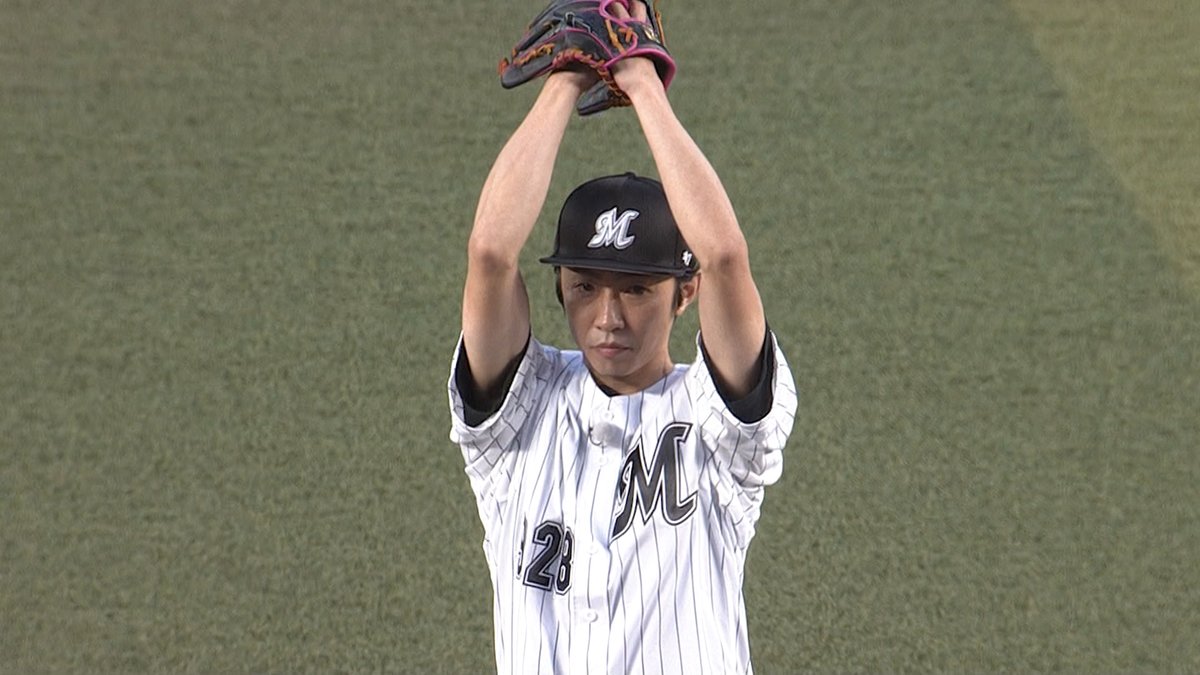 ◤相葉さんにドッキリ🤩
　　　人生初の始球式⚾️◢

相葉さん生誕の地”千葉”

#千葉ロッテマリーンズ 
#ZOZOマリンスタジアム で
始球式に参加

1⃣万人のファンも歓喜‼
始球式で史上初の演出も‼

#岸D は最後までやるな～✨
#VS魂 ファイナル 
放送まであと7⃣時間🥰