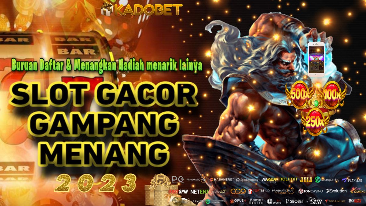 KadobetOfficial's tweet image. Situs judi online terbesar seindonesia gampang menang 2023, buruan daftarkan diri kaamu sekarang juga dan menangkan hadiah utama mencapai ratusan juta rupiah
#kadobet #akunvip #slotgacor #gampangmenang